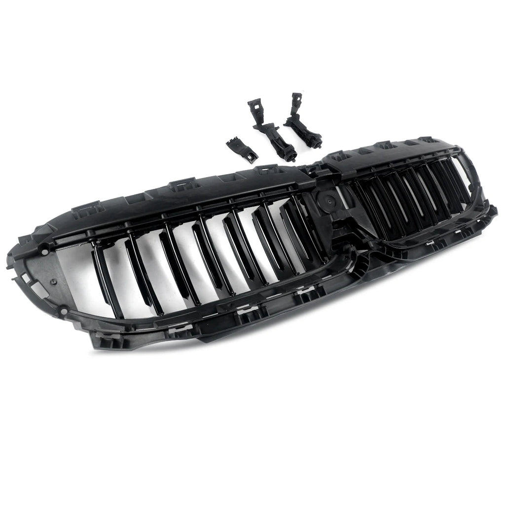 Front Radiator Grille Active Air Shutter Black Compatible with BMW G20 G21 330i 2019-2022 Automotive Exterior Parts 51749465188