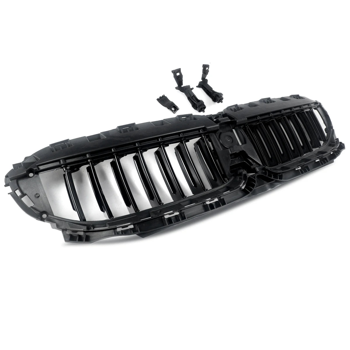 Front Radiator Grille Active Air Shutter Black Compatible with BMW G20 G21 330i 2019-2022 Automotive Exterior Parts 51749465188