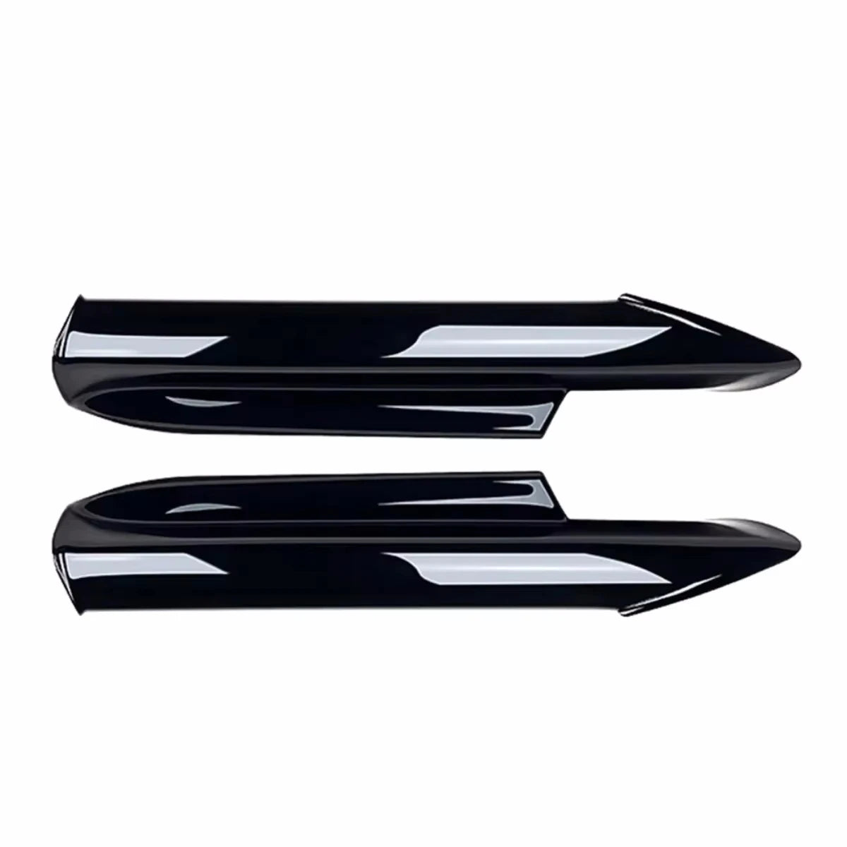 For Bmw 3 Series E90 E91 M-Tech 4 Door 320i 330i 2005-2008  Front Bumper Splitter Lip 1Pair Car Front Bumper Spoiler