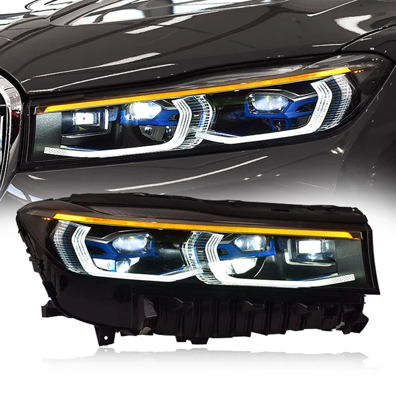 Sewiyolin Car LED Headlight Assemblies For BMW G11 G12 F01 F02 2016-2019 Fog DRL Brake Turn Signal Lamp Plug and Play
