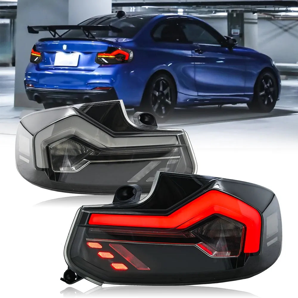 LED Tail Lights For BMW 2-Series F22 F23 M2 2-door 2014-2020 DRL Turn Signal Light Rear Lamp Animation Car Headlight Accessories