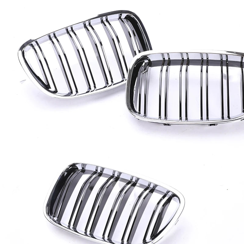 Kidney Grill Grille For BMW 5 Series Gran Turismo GT F07 2009-2017 M Color Chrome Carbon Fiber Pattern Racing Style 535i GT