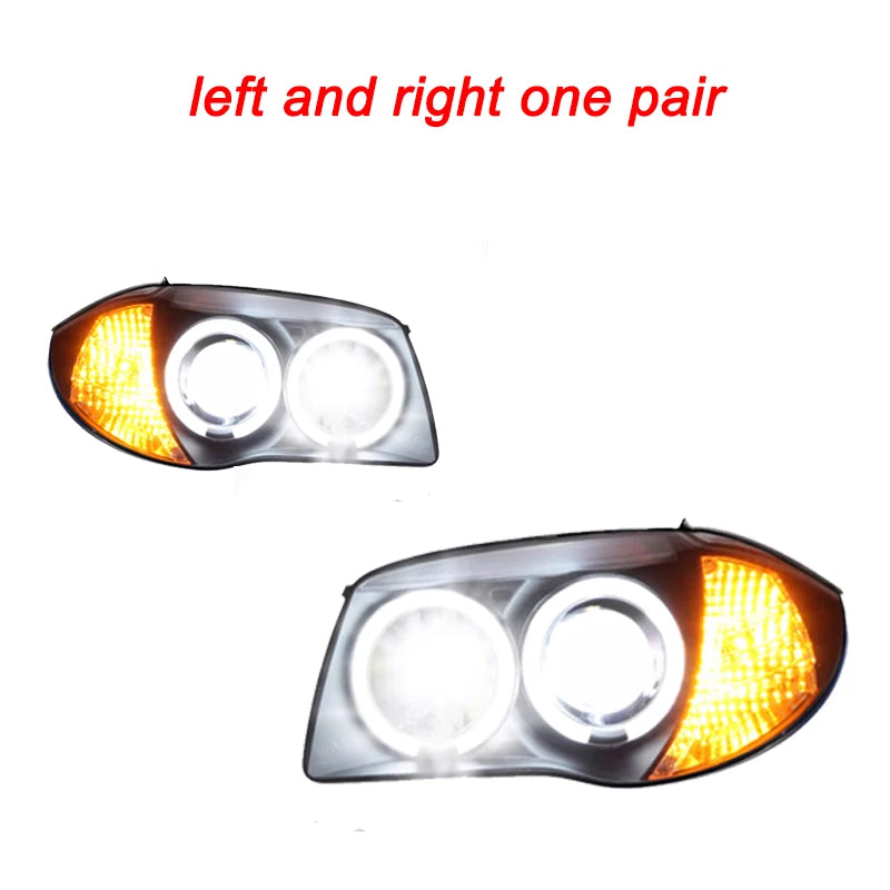 Hot Car Headlights For BMW 1 series E87 04-11 EMARK DOT style LED Headlamp Assembly Upgrade Projector Lens Accessories Kit