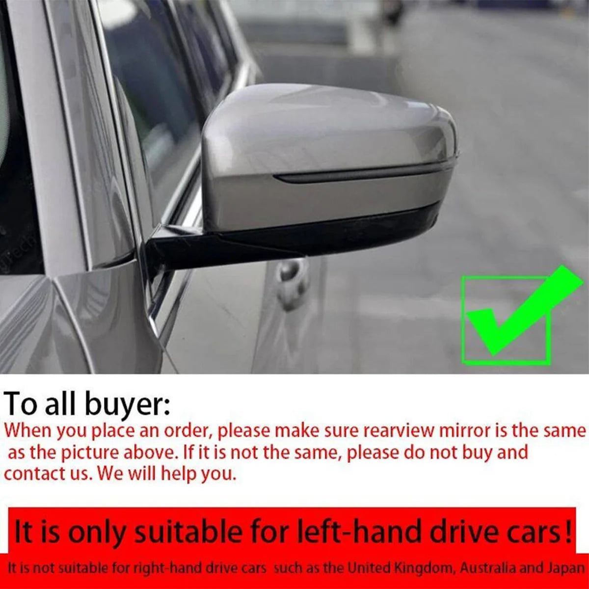 For BMW G32 G11 G12 G14 G15 G16 G20 G22 G26 Mirror Cover Caps 330e 430i 530e 540i 550i 740e 745e 750i Side Mirror Cover Trim