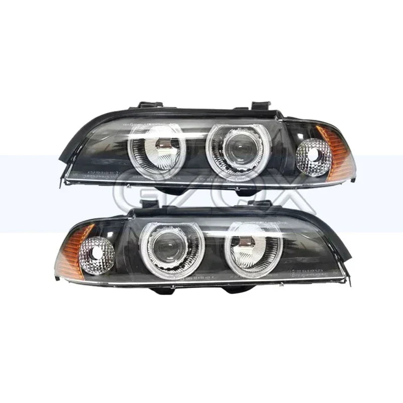 Maosheng A Pair Front Bumper Head Light Head Lamp For BMW 5 Series E39 1997-2003 Headlamp Headlight Front Turn Signal Light