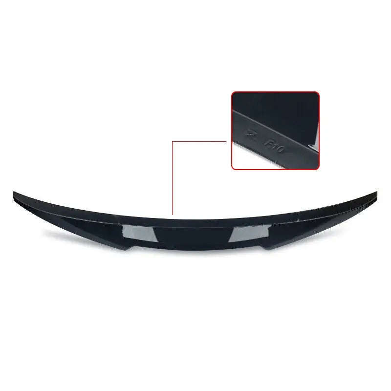Tail Spoilers Wing FOR BMW 5 SERIES F10 SALOON 520i 550i 525d 535d M4 2010-2017 REAR TRUNK LID LIP BOOT SPOILER GLOSS BLACK