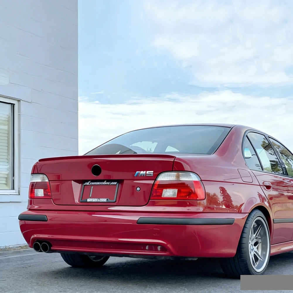 For 1996-2003 BMW 5 Series E39 E34 520i 525Li M5 Style Trunk Lip Spoiler, ABS Material, Carbon Fiber Look, Modified Accessories