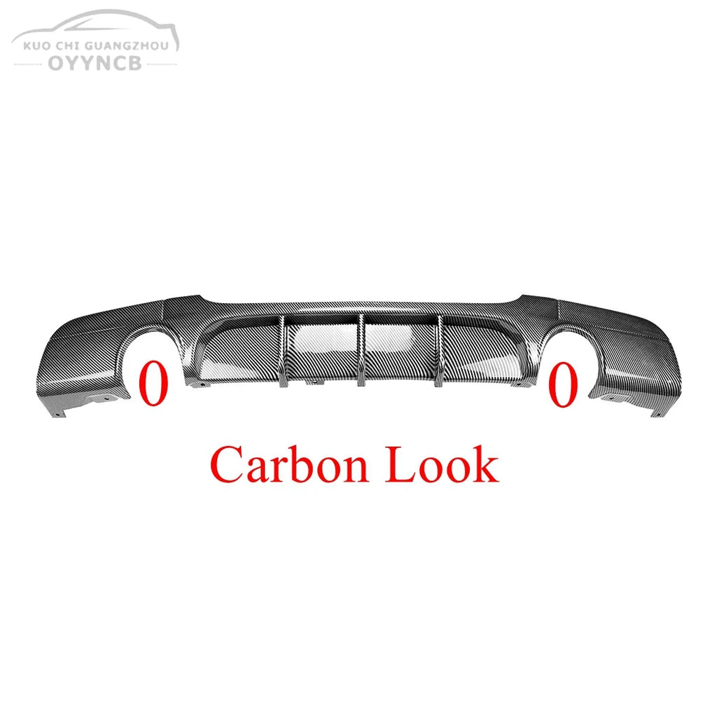 MP Style Rear Bumper Diffuser For BMW 3 Series E90 E91 320i 320d 325d 330d 335i 2005-2012 4-Door M-Sport Bodykits Tuning Black