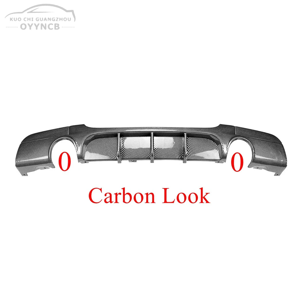 MP Style Rear Bumper Diffuser For BMW 3 Series E90 E91 320i 320d 325d 330d 335i 2005-2012 4-Door M-Sport Bodykits Tuning Black