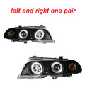 Hot Car Headlights For BMW 3 series M3 E46 4 doors 98-01 EMARK LED DRL Headlamp Assembly Upgrade Projector Lens Accessories Kit
