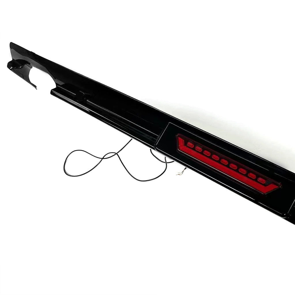 Car Rear Bumper Diffuser Lip Spoiler Splitter with Light For BMW 3 Series E36 1991-1999