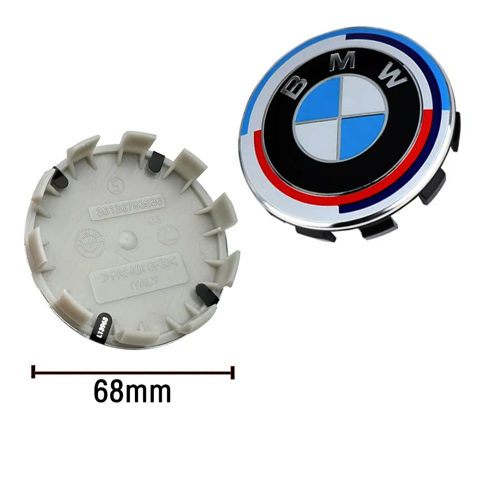 4PCS 68MM 56MM Car Wheel Center Hub Cap For BMW mini E87 M Performance E36 E46 E60 E90 E91 E92 E93 F30 F20 M3 Car Accessories