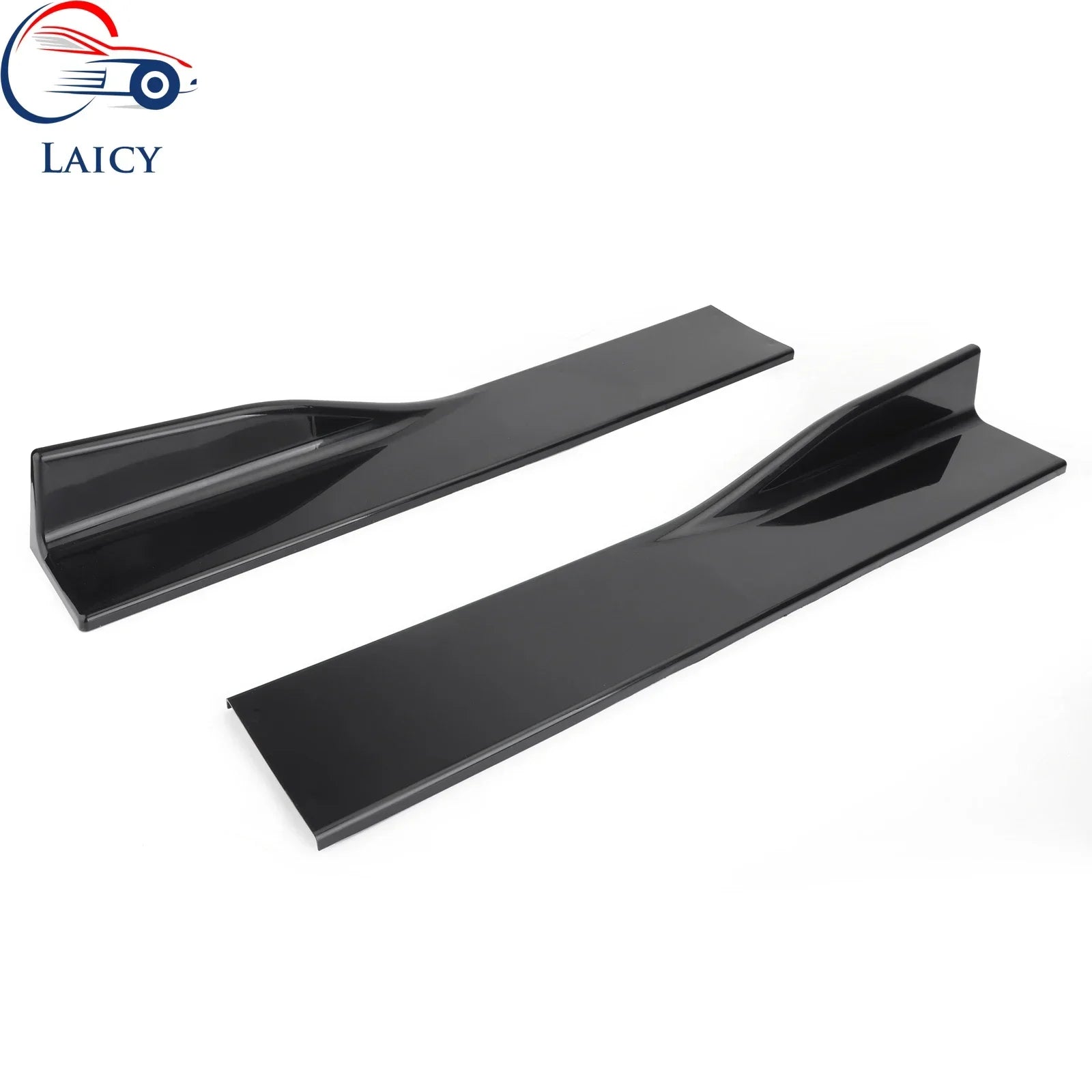 LAICY For F07 F10 F11 530i 535i 528i 86.6'' Side Skirt Splitter Spoiler Lip Rocker Panel Extensions Body Kit Car Bumpers Black
