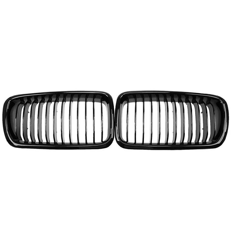 VZIP Front Kidney Racing Grille Glossy Black Single Slat Style For BMW 7 Series E38 1998 1999-2001 Replacement Car Accessories