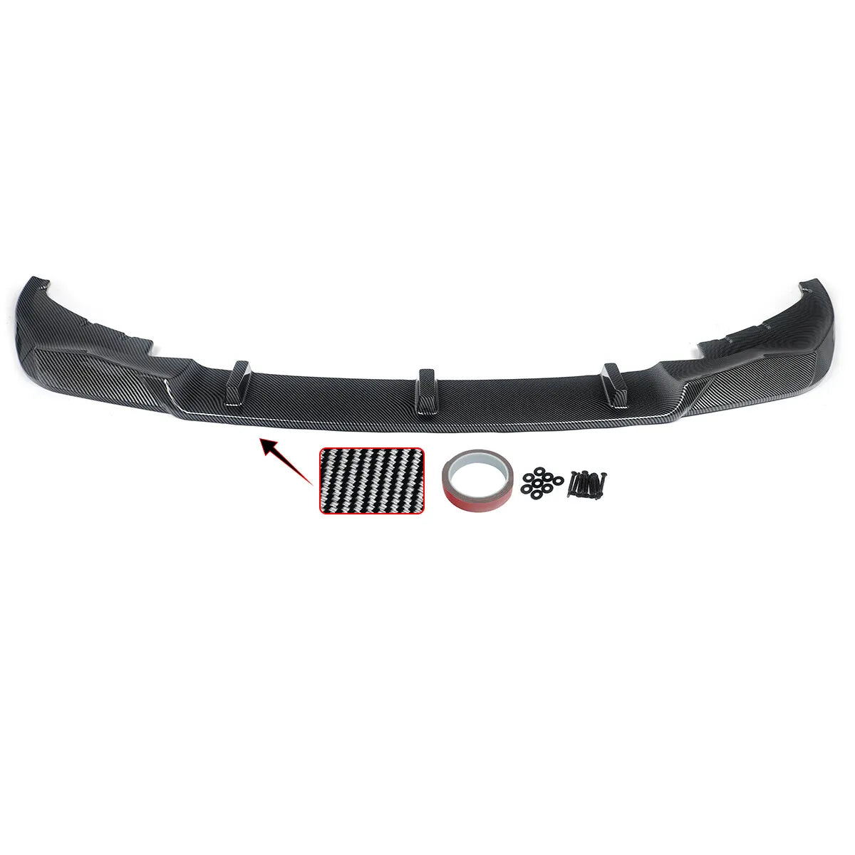 CARBON LOOK FRONT LIP FOR BMW 7 SERIES G11 G12 730i 740i 750i 730d 2019 2020 2021 2022 front bumper SPOILER SPLITTER PERFORMANCE