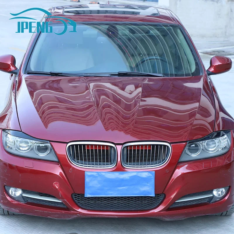 For BMW Accessories 3 Series E90 Sedan E91 Touring 2005-2011 Bodykit Car Front Headlight Eyebrow Eyelid Trim
