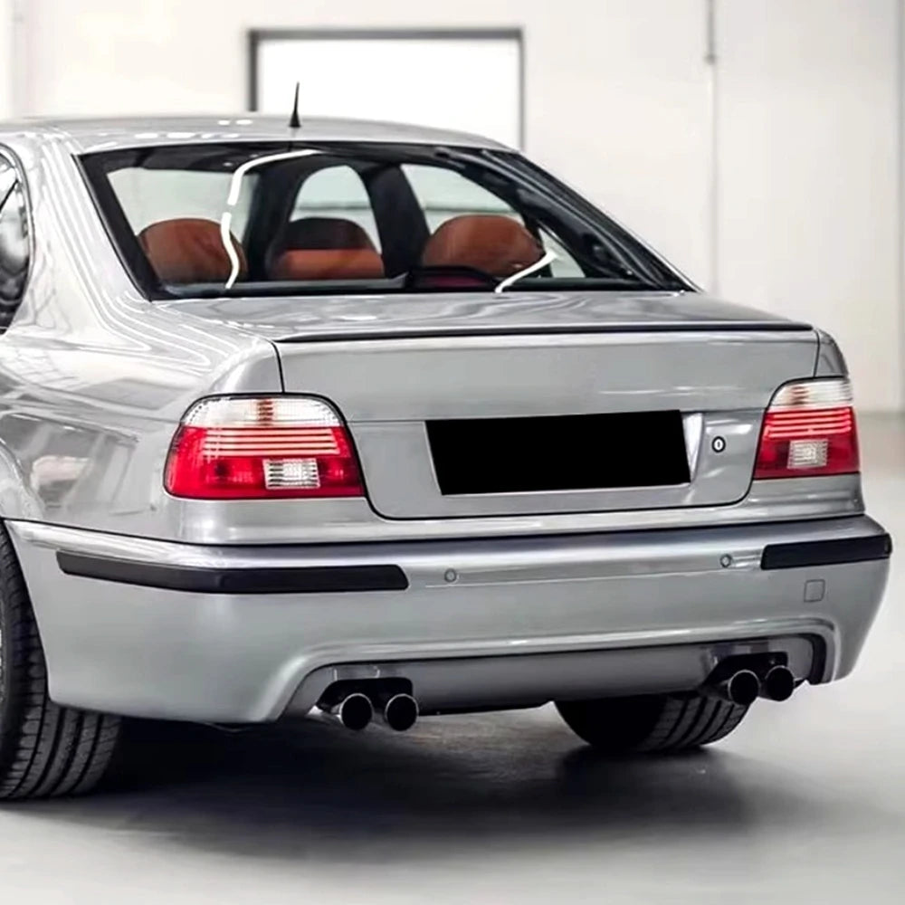 For 1996-2003 BMW 5 Series E39 E34 520i 525Li M5 Style Trunk Lip Spoiler, ABS Material, Carbon Fiber Look, Modified Accessories