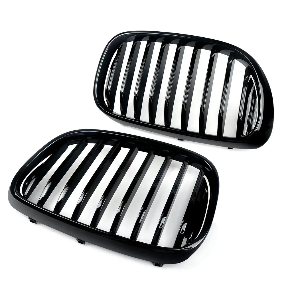 For BMW G11 G12 7-Series 2016 2017 2018 740i 750i 760i Shiny Gloss Black Racing Grills Relacement Front Grille