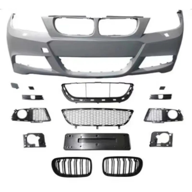 Tom AutoE90 Facelift Front and Rear Bumper M Sport M3 Bodykit Body Kit for  3 Series E90 320i 2005 2006 2007 2008 2009 2010 2