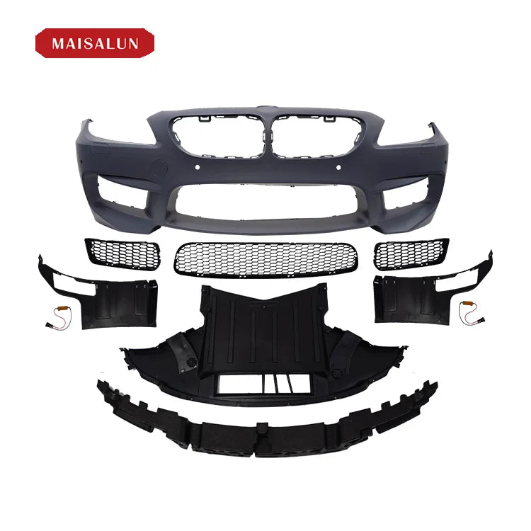 Wholesale PP Material Body Kit Car Accessories for BMW 6 Series F06 F12 F13 M6 Front Bumper Rear Bumper Side Skirts Bodykit