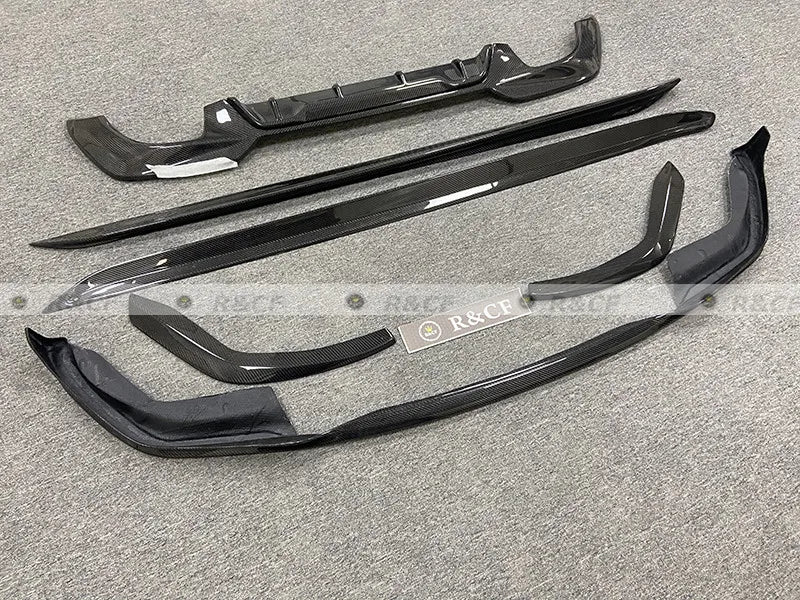 2020-21 New for BMW 3 Series G20 MP Style Carbon Fiber Body Kit Front Lip Side Skirts Diffuser Carbon Fiber Bumpers for BMW Cars