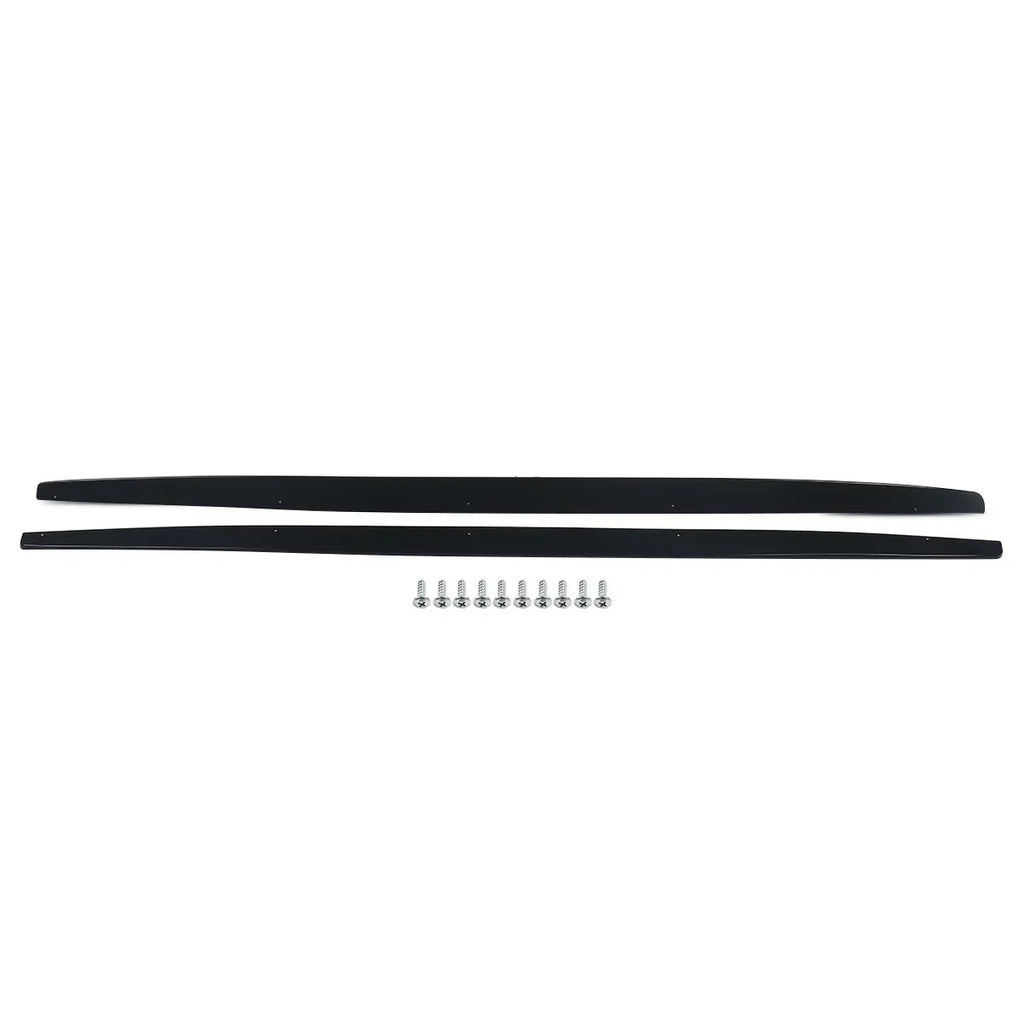For BMW 1'2' Series E82 F20 F21 F22 F44 Side Skirts Extension Blades Gloss Black