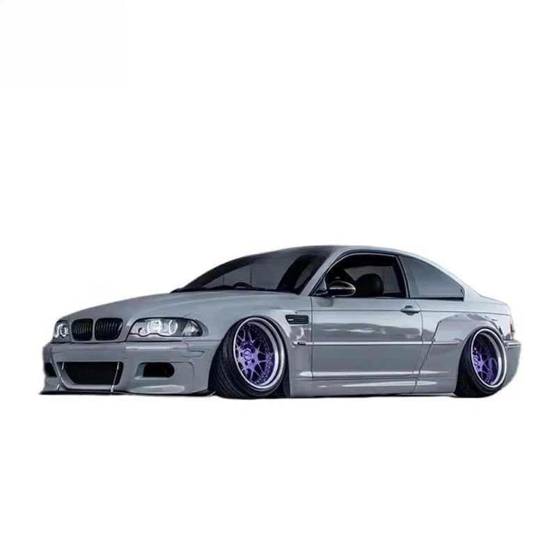 2005 for 3 Series E46 Wide Body Kit Rocky Bunny M3 Upgrade with New Car Bumpers 1998-2005 Model Fit