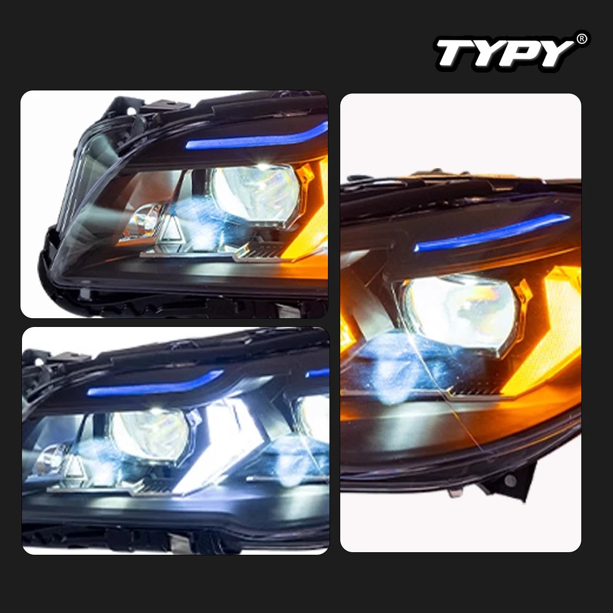 Car For BMW 5 Series F10 F18 Headlights 2011-2017 Upgrade Modified to New DRL Dynamic Turn Signal LED Headlight Auto Accessories