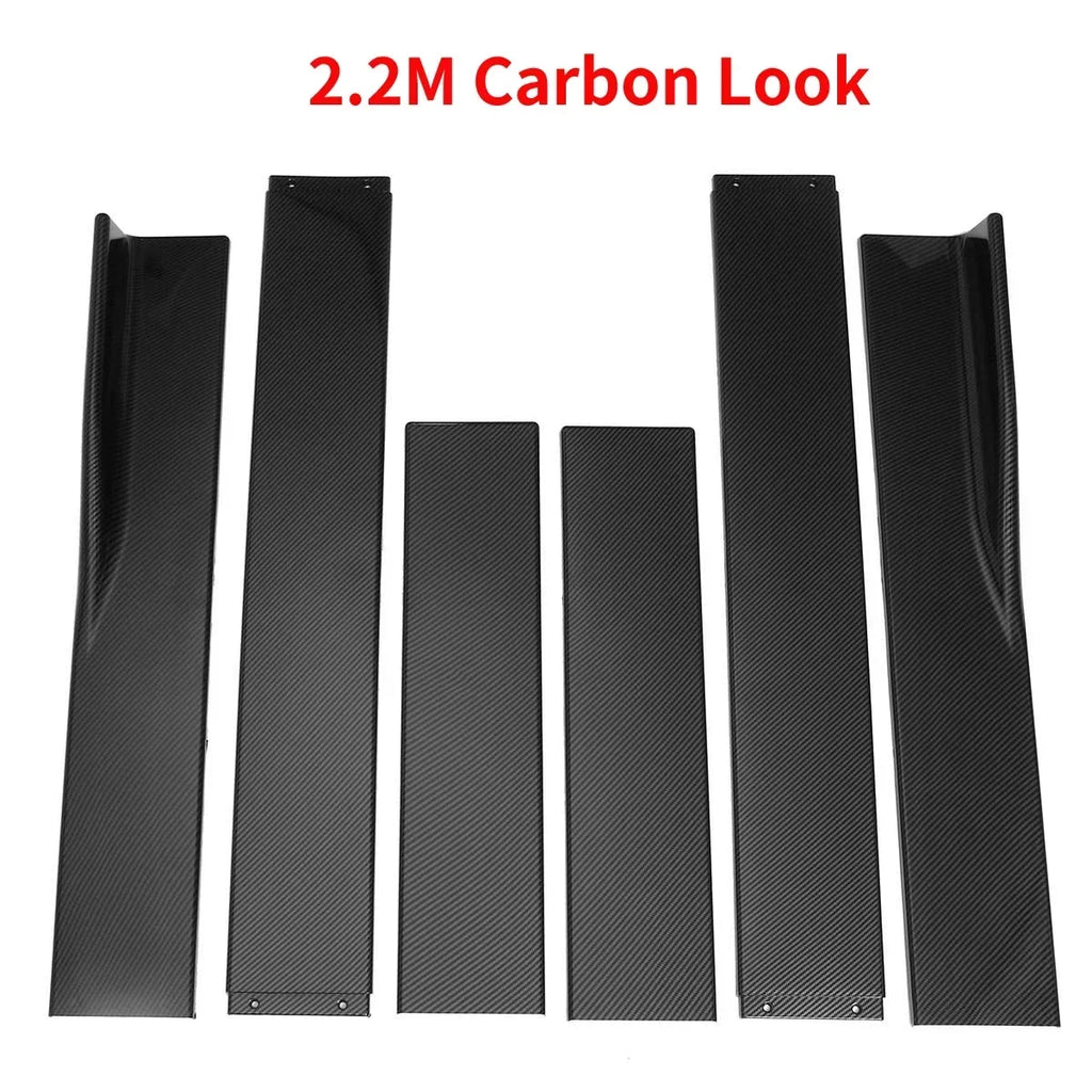 86.6" For BMW F20 F21 M Sport 2015-2019 Side Skirts Extension Rocker Splitters Diffuser Winglet Body Kit Car Accessories