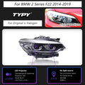 Car Lights For BMW 2 Series F22 Headlight 2014-2019 LED Car Lamps Daytime Running Lights Dynamic Turn Signals Car Accessories