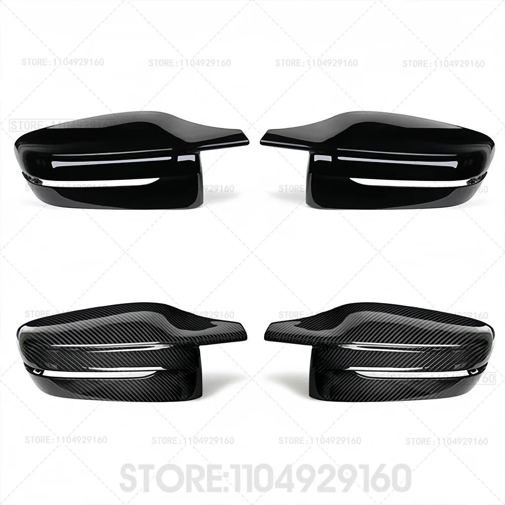 G30 G38 Bright Black Side Wing Rearview Mirror cover caps For BMW 2 3 4 5 7 Series G20 G21 G28 G22 G11 G12 G42 M4 style LHD RHD