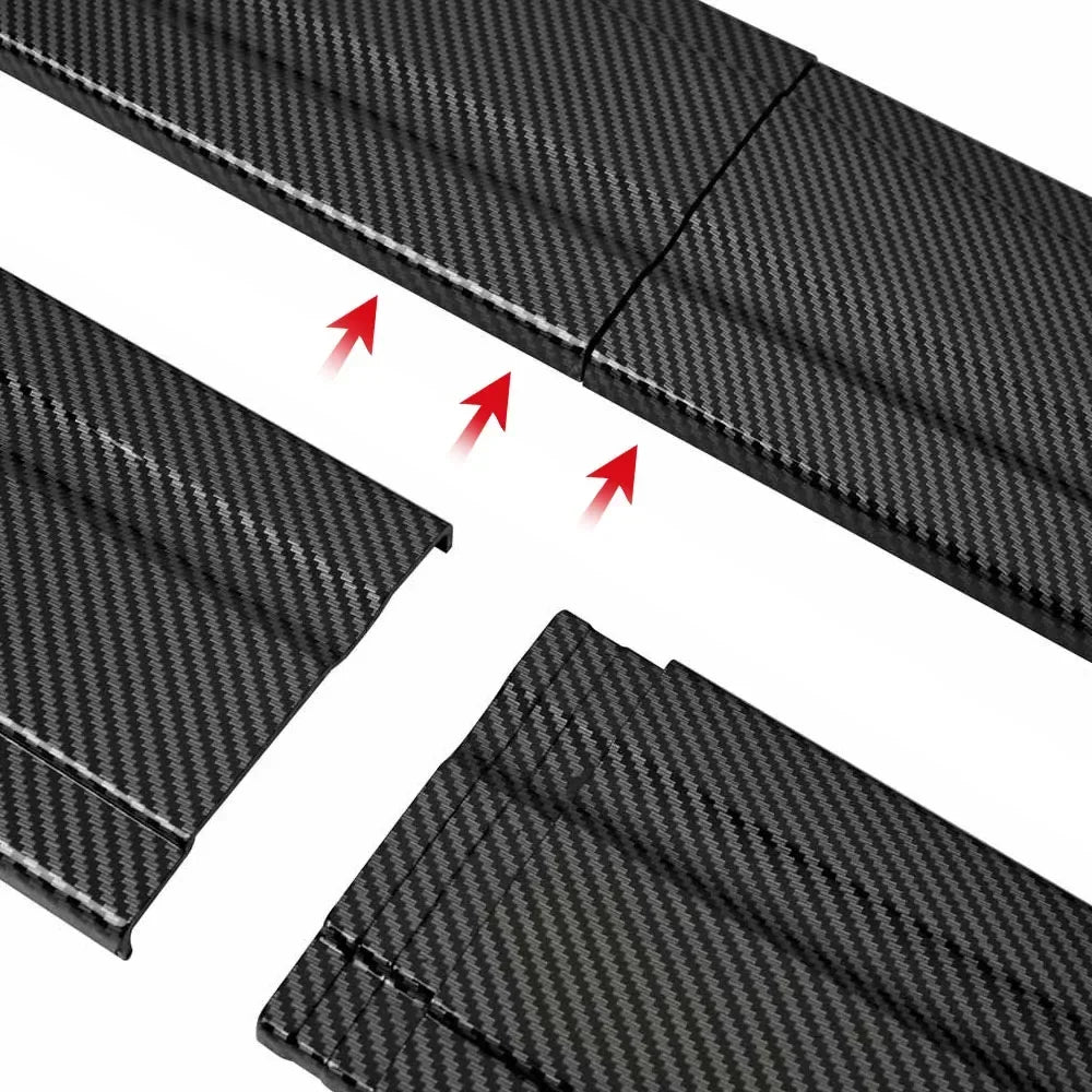 FOR BMW M3 G20 G30 G31 2M Car Side Skirt Extension Plate Lip Separator Bumper 2.18M Racing Side Spoiler