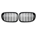 Magickit Front Bumper Kidney Grilles for BMW 7 Series F01 F02 2008 2009 2010 2011 2012 2013 2014 Gloss Black 740i 750i 760Li