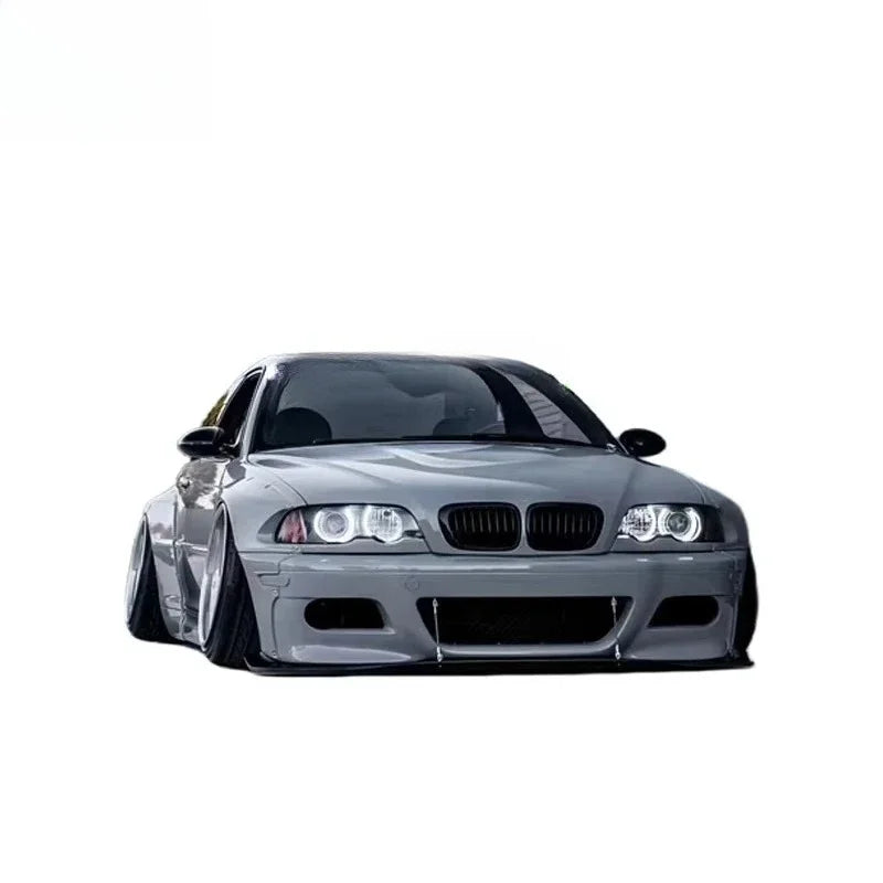 2005 for 3 Series E46 Wide Body Kit Rocky Bunny M3 Upgrade with New Car Bumpers 1998-2005 Model Fit