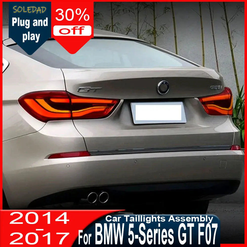 Car Taillight For BMW 5 Series GT F07 2014-2017 Tail Lights Assembly Upgrade LED Turn Signal Reverse Tail Lights Plug And Play