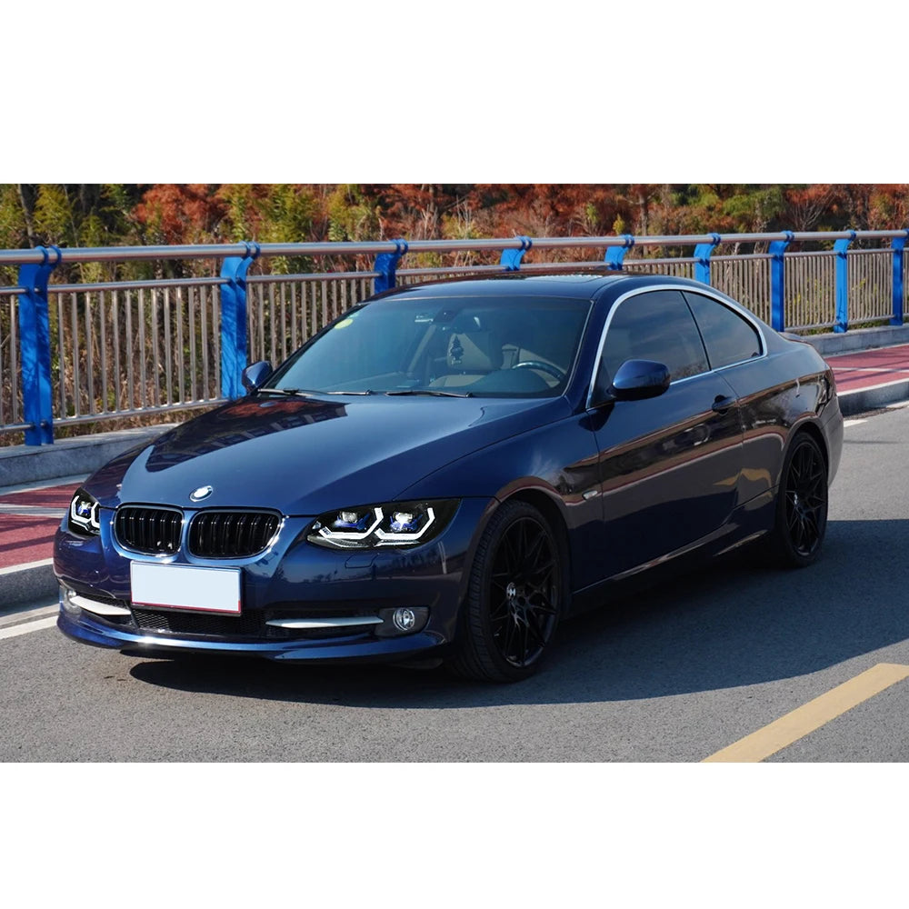 KuerLED Headlight Assembly For BMW 3 Series 2011 2012 2013 E92 E93 LCI 328i 325i 335i HID Xenon Lamp  Upgraded Front Light