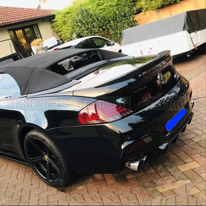Spoiler For BMW 6 Series E63 E64 2004 2005 2006 2007 2008 2009 Carbon Fiber Material Tail Wing Rear Tail Wing Car Styling