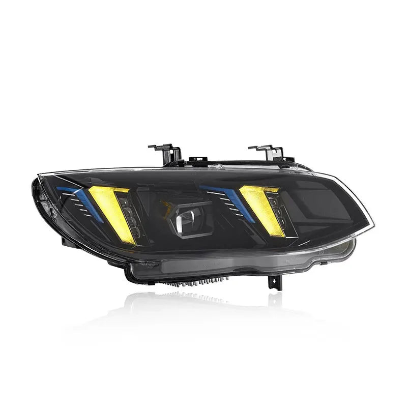 Car Styling Head Lamp For BMW E92 2010 2011 2012 2013 E93 LED headlights car angel eyes DRL projector lens car accessories