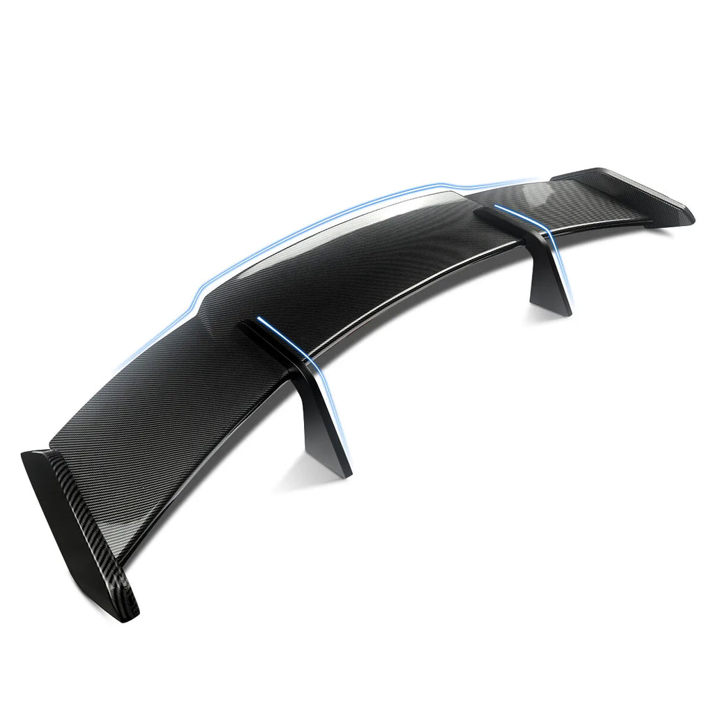 Rear Trunk Roof Big Spoiler For BMW G80 M3 G82 M4 F10 F32 E92 2020 2021 2022 Carbon Fiber Look Rear Boot Trunk Spoiler Wing