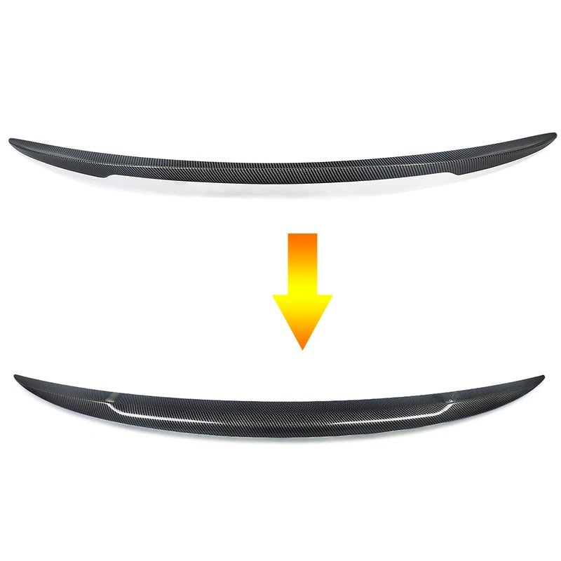 M Performance Style Rear Spoiler Lip for BMW 7 SERIES G11 G12 740i 750i 2016-2022 Carbon Look Rear Trunk Spoiler Wing MP Style