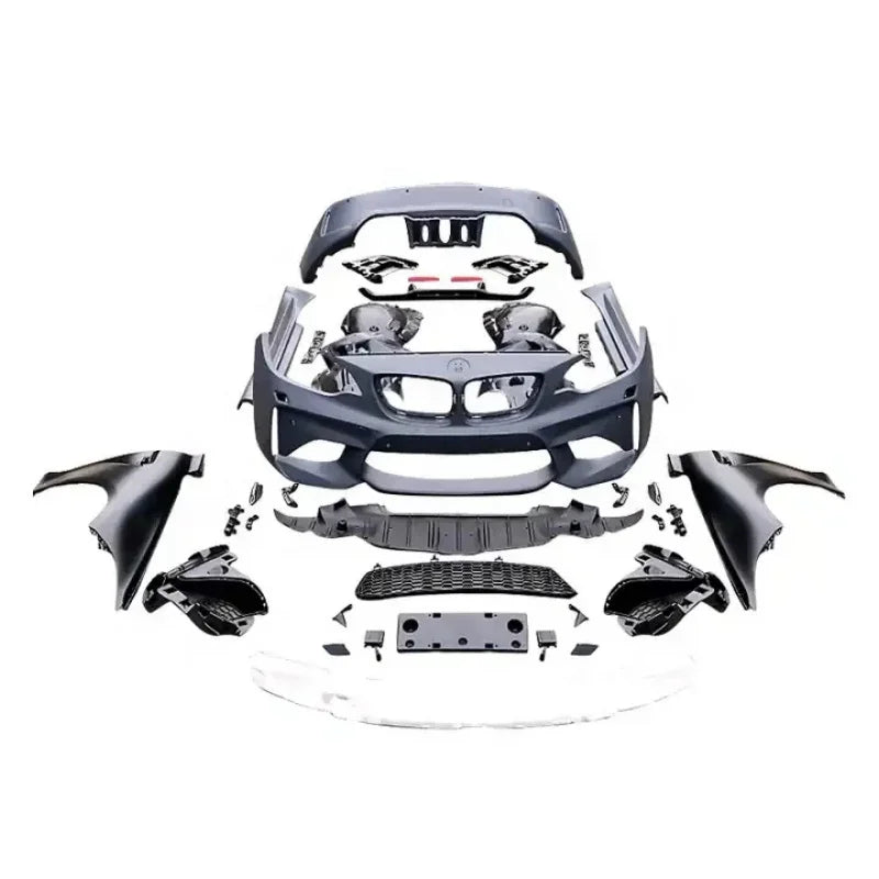 High Quality M2 Style Full Body Kit Front Rear Bumpers Facelift Kit For 2 Series F22 F23