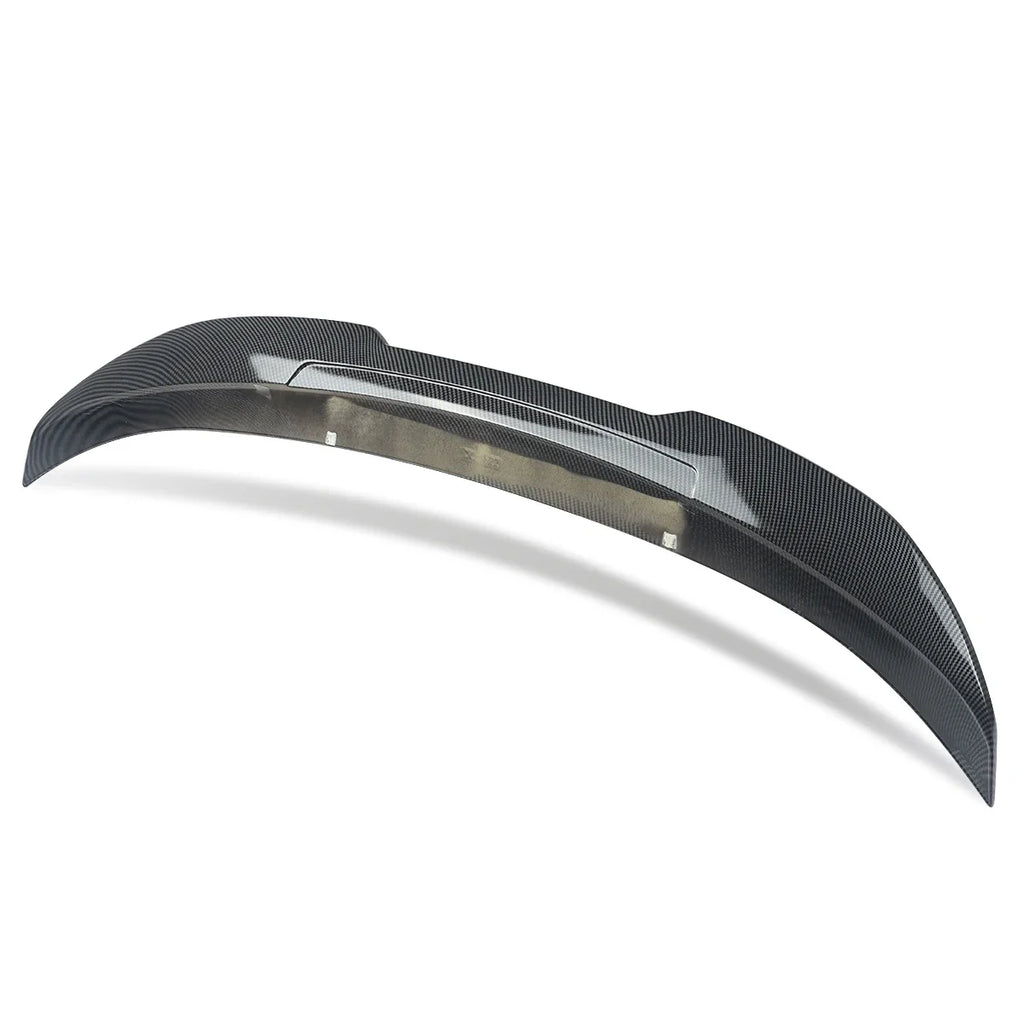 Carbon Fiber Look Rear Trunk Spoiler Lip Diffuser For BMW F22 2 Series Coupe & F87 M2 2014-2021 Replacement Part