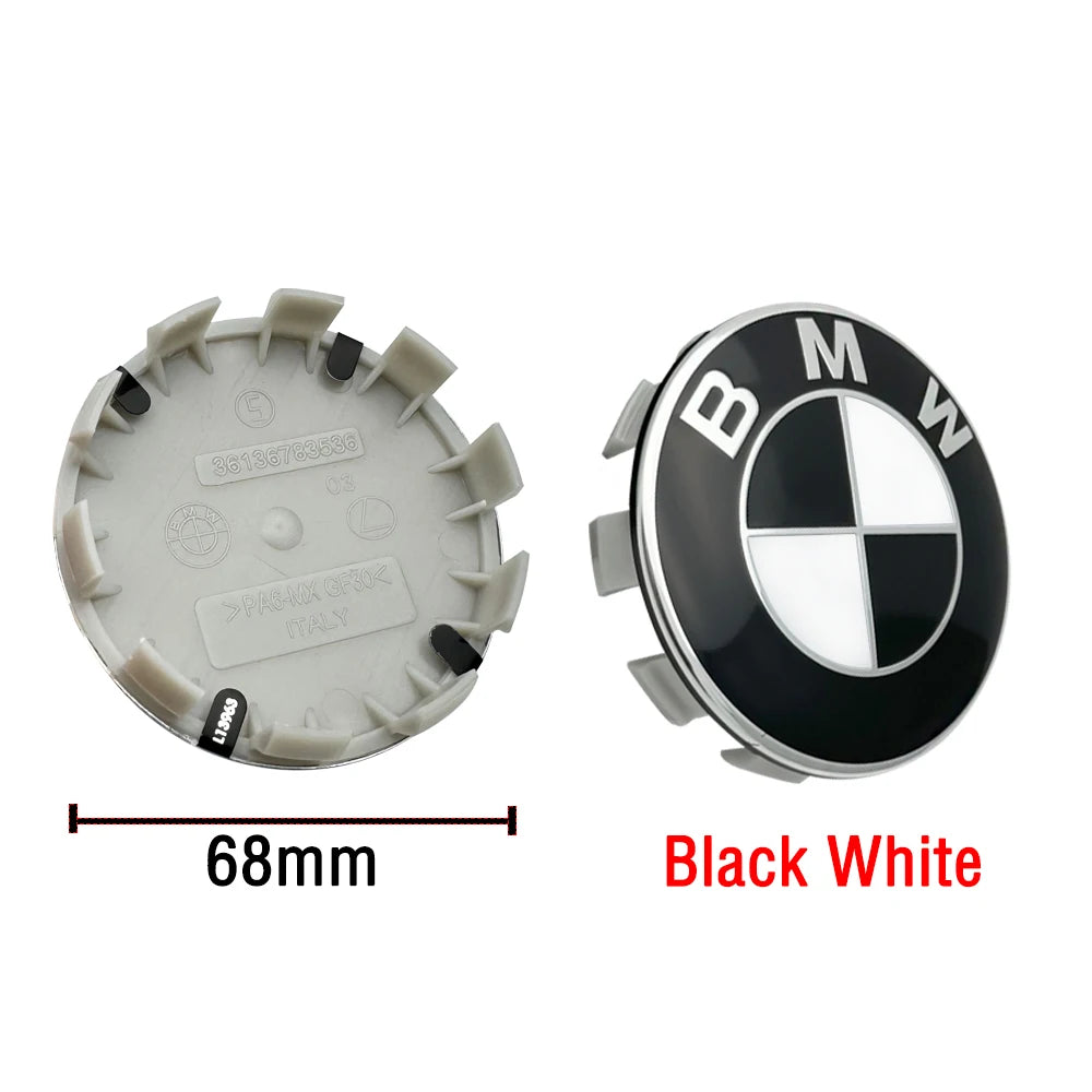 4PCS 68MM 56MM Car Wheel Center Hub Cap For BMW mini E87 M Performance E36 E46 E60 E90 E91 E92 E93 F30 F20 M3 Car Accessories