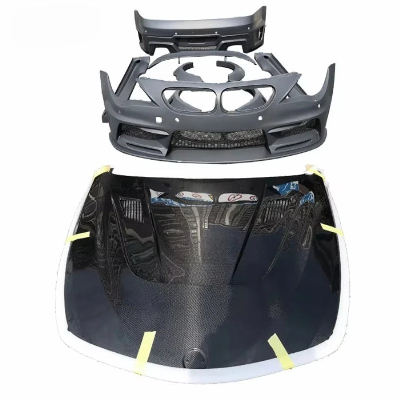 Good Fitment Wide Body Kit for BMW's 6 Series E63 E64 Front Bumper Rear Bumper and Hood for BMW's E63 E64 Facelift