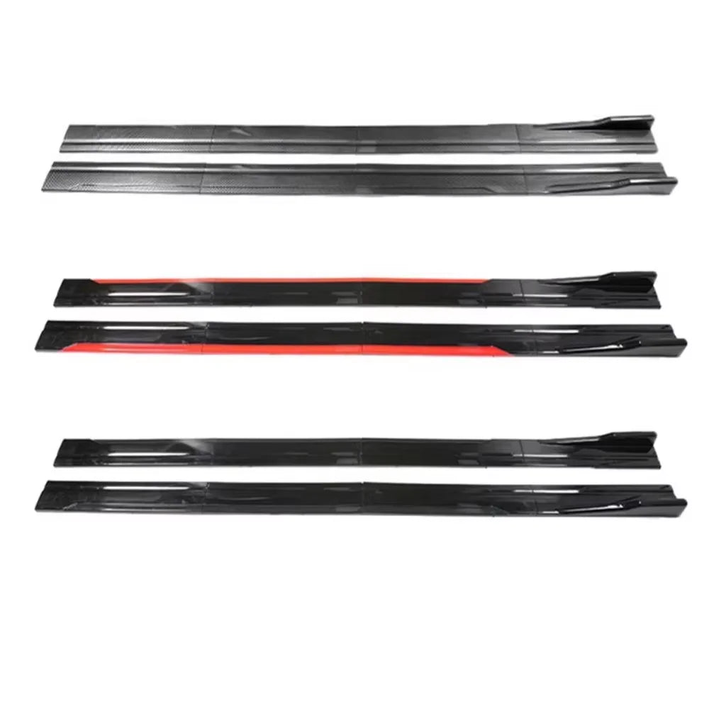 FOR BMW 840i M E39 E46 E53 E90 E92 E93 E60 E61 2M Car Side Skirt Extension Plate Lip Separator Bumper 2.18M Racing Side Spoiler
