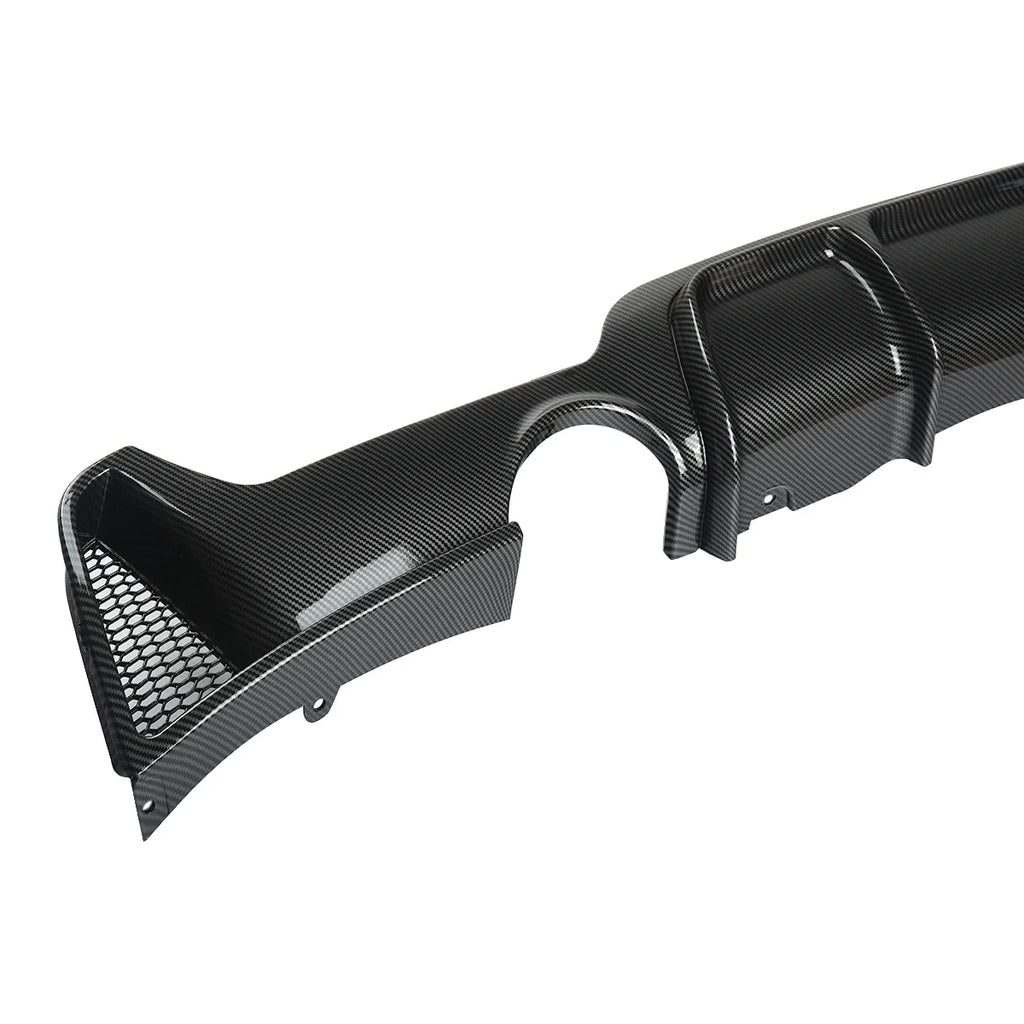 MagicKit Rear Bumper Diffuser For 14-20 BMW F32 F33 F36 4-Series 435i M Sport Carbon Look