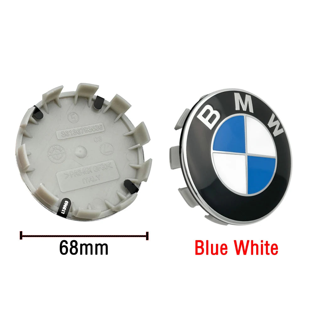 4PCS 68MM 56MM Car Wheel Center Hub Cap For BMW mini E87 M Performance E36 E46 E60 E90 E91 E92 E93 F30 F20 M3 Car Accessories