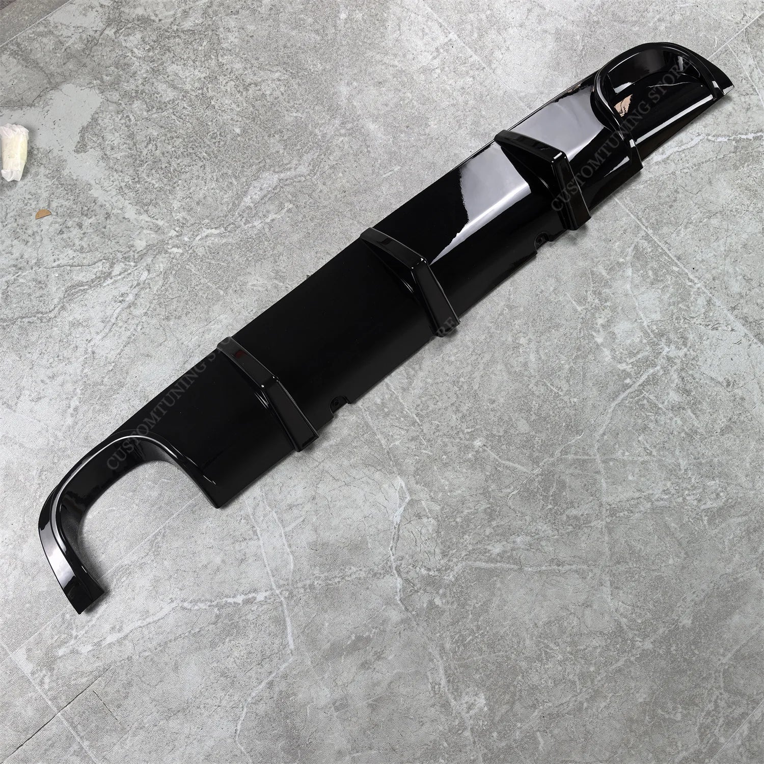 For Bmw E39 M-Tech Maxton Style Gloss Black Rear Bumper Diffuser 520i 523i 530i 540i M Sport 1998-2003 OEM Replace Bodykits