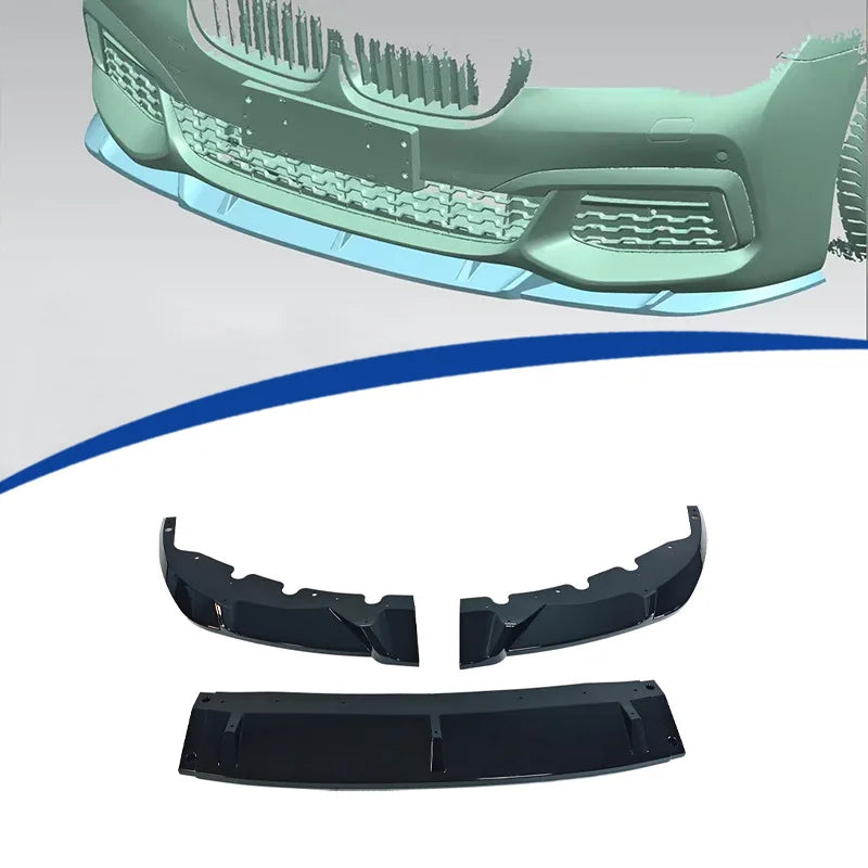 For BMW 7 Series G11 G12 2017-2019 Front Bumper Lip Splitter Diffuser spoiler Chin MP Style Body Kits Tuning Car Accessories