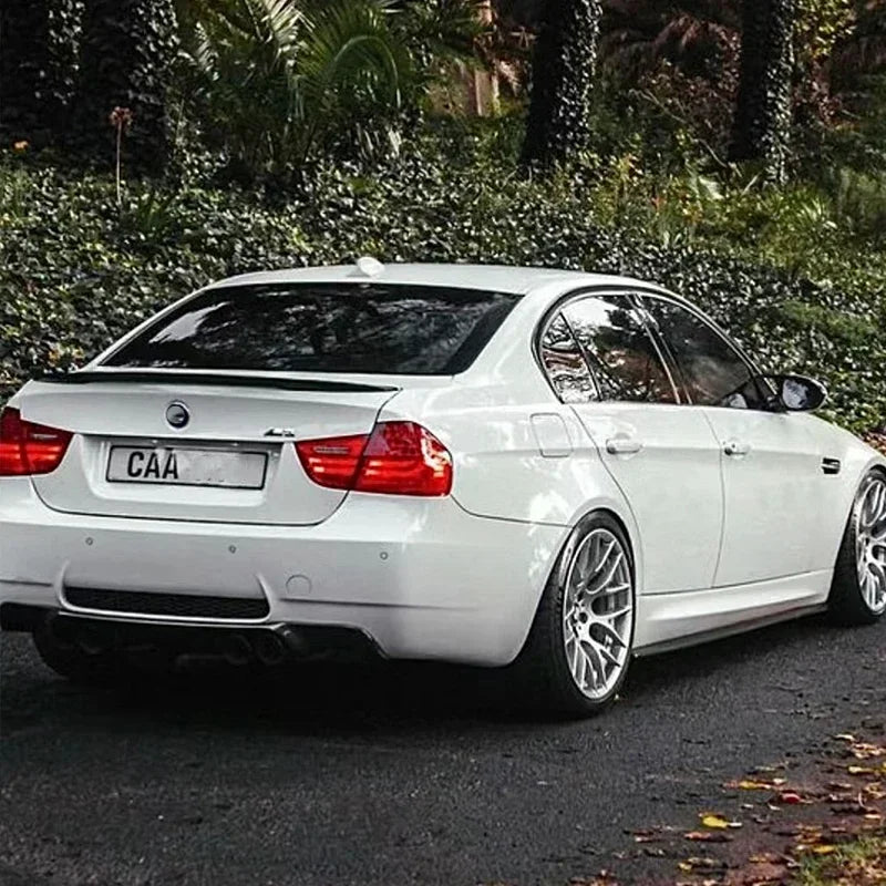 MP Style For BMW 3-Series E90 318i 320i 325i 2005-2012 Car Rear Trunk Lid Car Rear Wing Duck Tail Lip Spoiler Body Kits